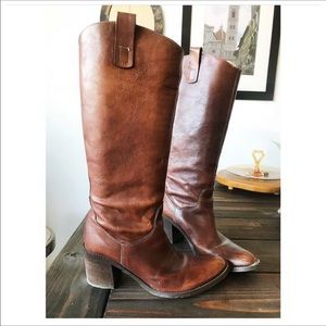 Leather Riding Boots 40, Fits like a Women’s 9